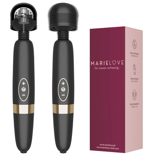 Zwei Massagegeräte und Verpackung