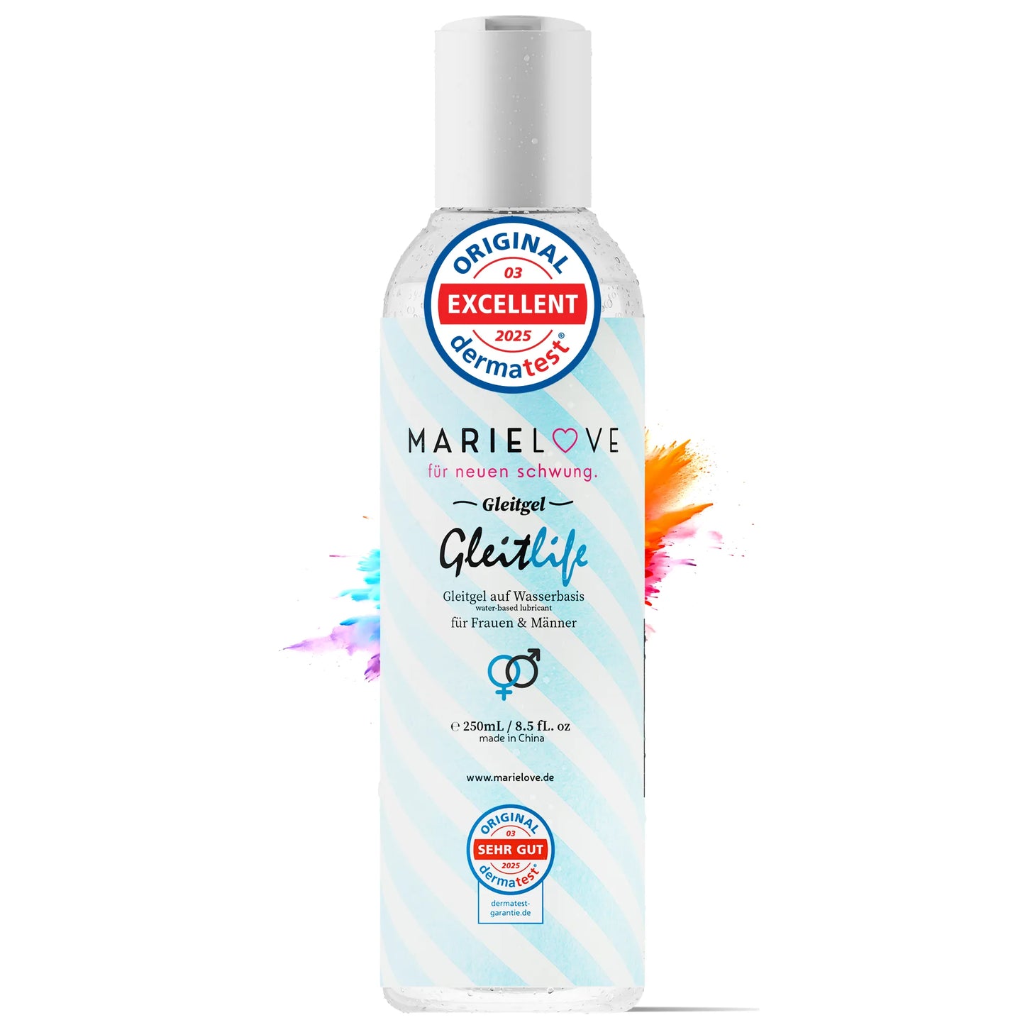 Marielove Gleitlife Gleitgel – 250 ml – Wasserbasis – Hautfreundliche Formel