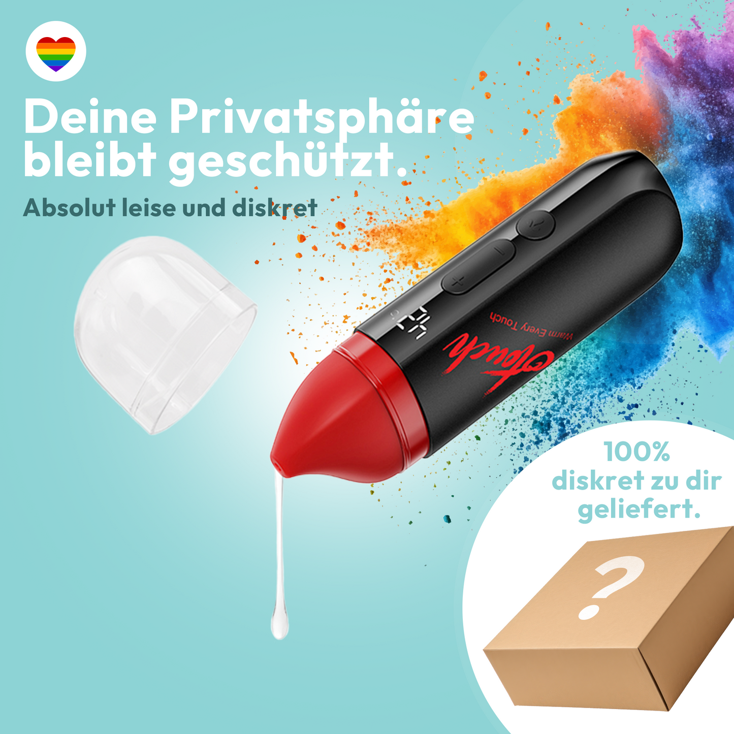 USB Gel-Spender mit Heizfunktion & Temperaturanzeige, Dispenser Gerät
